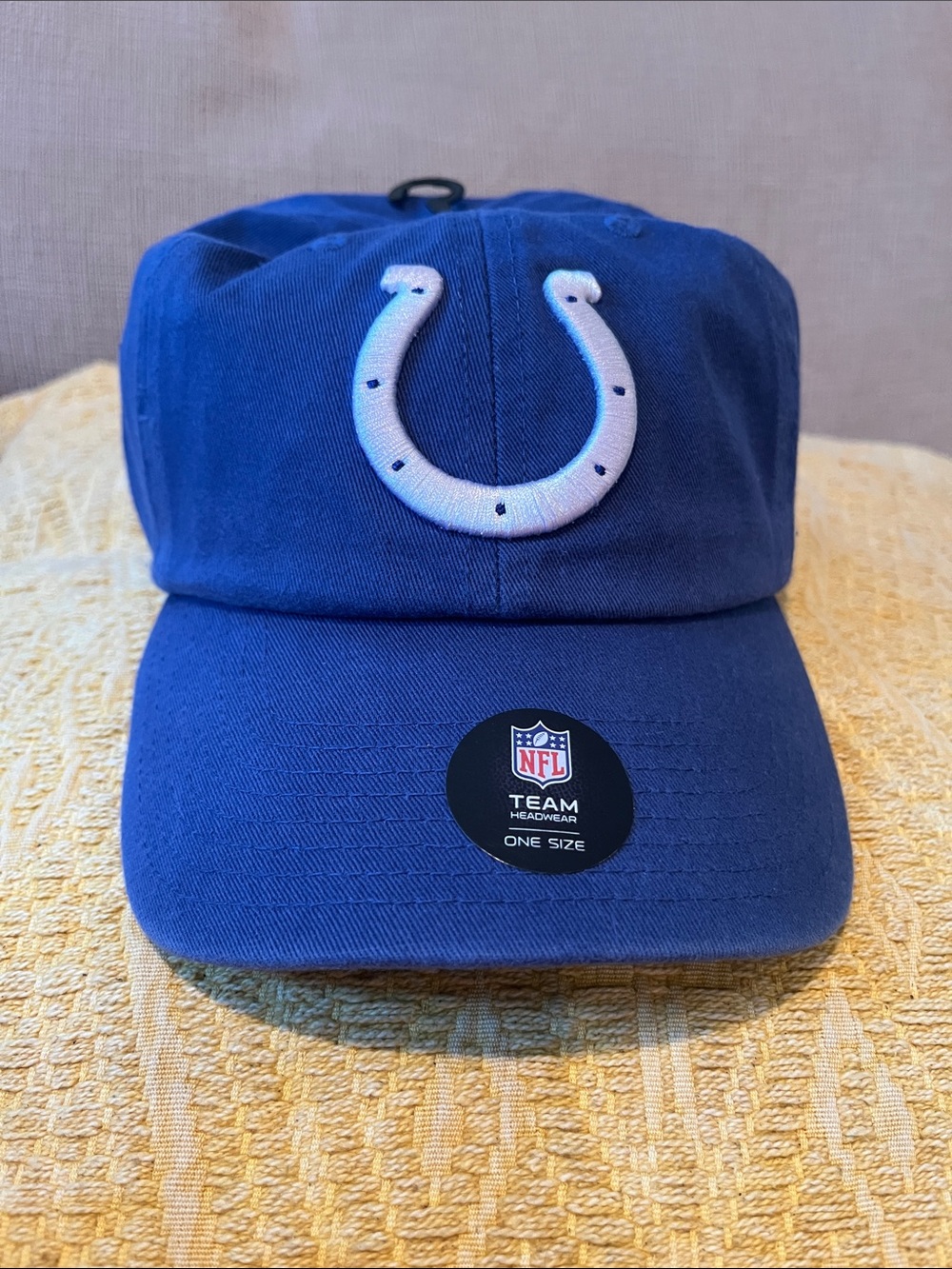 NFL Blue Indianapolis Colts Logo Baseball Cap